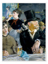 Poster  Le Café - les Concert - Edouard Manet
