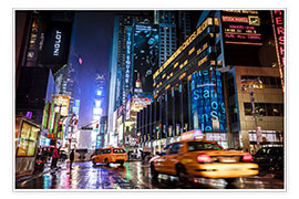 Poster  Walking down Broadway - New York City - Sascha Kilmer