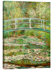 Stampa su tela  Bridge over the Lily Pond, 1899 - Claude Monet