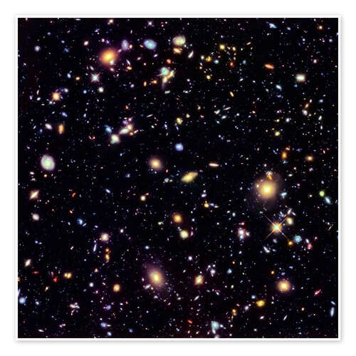 Poster Campo spaziale visto da Hubble