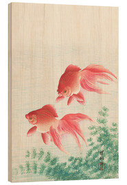 Stampa su legno  Due pesci rossi - Ohara Koson