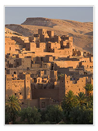 Poster  Kasbah di Ait-Ben-Haddou vicino a Ouarza - Lee Frost