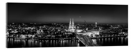 Stampa su vetro acrilico  Cologne skyline panorama - rclassen