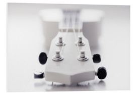 Stampa su PVC  Guitar Ukulele white - Filtergrafia