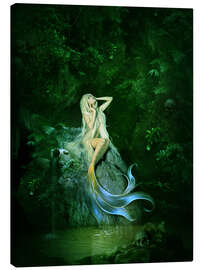Stampa su tela  Mermaid's cave - Elena Dudina