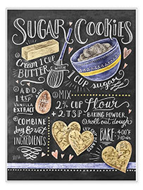Poster  Ricetta biscotti di zucchero (in inglese) - Lily &amp; Val