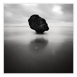 Poster  Rock on Batsheba beach - Matteo Colombo
