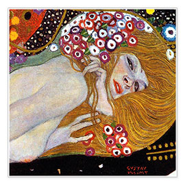 Poster  Bisce d'acqua II (dettaglio) - Gustav Klimt