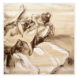Poster  Ballerine - Edgar Degas