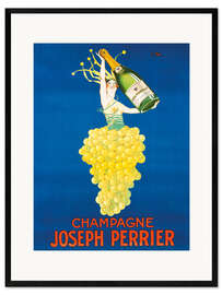 Stampa artistica con cornice  Champagne Joseph Perrier - Clement André Lapuszewski