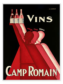 Poster Vins Camp Romain