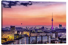 Stampa su tela  Berlin skyline in summer - Sören Bartosch