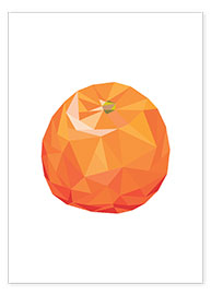 Poster  Poligono arancione - Finlay and Noa