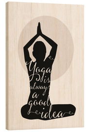 Stampa su legno  Yoga - Amy and Kurt