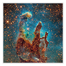 Poster  Nebulosa Aquila - Robert Gendler