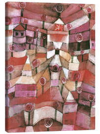 Stampa su tela  Giardino di rose - Paul Klee