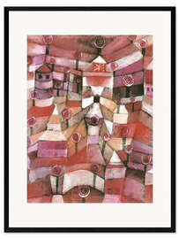 Stampa artistica con cornice  Giardino di rose - Paul Klee
