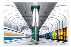 Poster  Underground a Monaco di Baviera 2 - MUXPIX