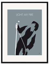 Stampa artistica con cornice  Jim Morrison - Light My Fire - chungkong