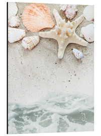 Stampa su alluminio  Spiaggia con stella marina