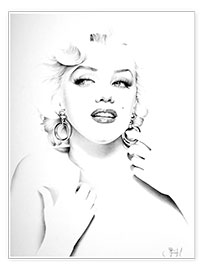 Poster  Marilyn Monroe - Ileana Hunter