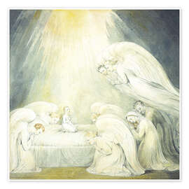 Poster  The Infant Jesus Saying His Prayers - William Blake