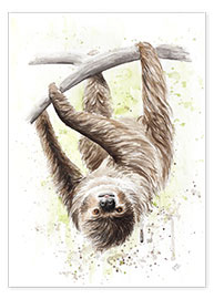 Poster  sloth - Nadine Conrad