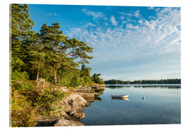 Stampa su vetro acrilico  Archipelago on the Baltic Sea coast in Sweden - Rico Ködder