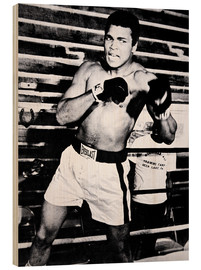Stampa su legno  Muhammad Ali
