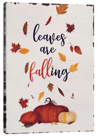 Stampa su tela  leaves are falling - Sybille Sterk