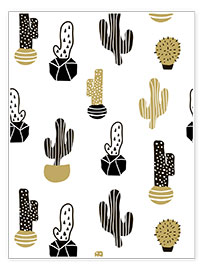 Poster  Disegno di cactus