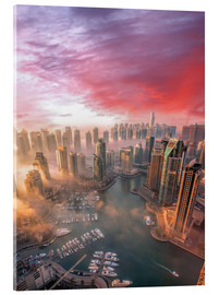 Stampa su vetro acrilico  Dubai harbor