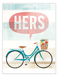 Poster  Her bike II - Michael Mullan