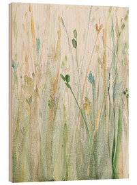 Stampa su legno  Fili d'erba primaverili II - Avery Tillmon