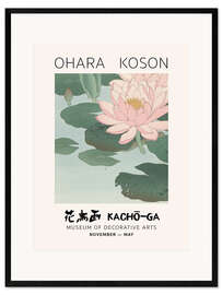 Stampa artistica con cornice  Ohara Koson - Water Lily - Ohara Koson